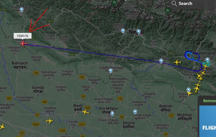 दुर्घटनाबाट बँचेर  फ्लाई दुबईको जहाज लाग्याे आफ्नाे गन्तव्यतर्फ